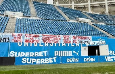 Mesaje MACABRE la adresa lui Mititelu, chiar în arena „Ion Oblemenco”: „Înmormântarea ta, sărbătoarea noastră”