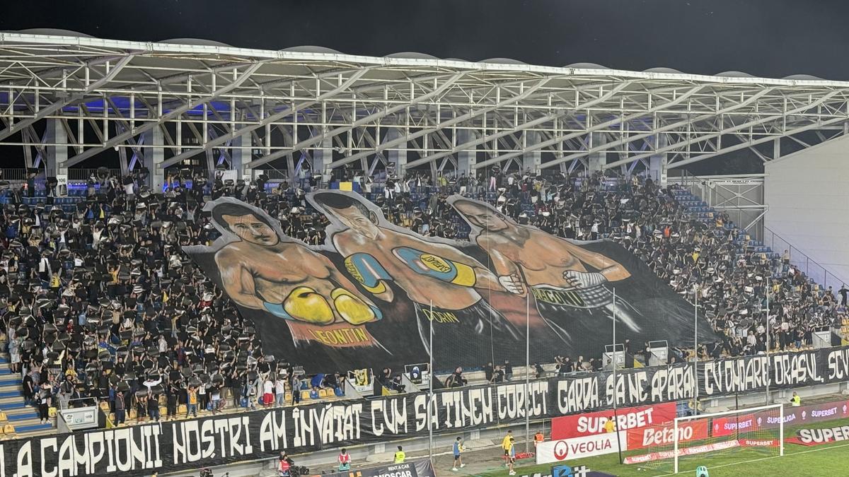 Atmosfera la Petrolul - Dinamo