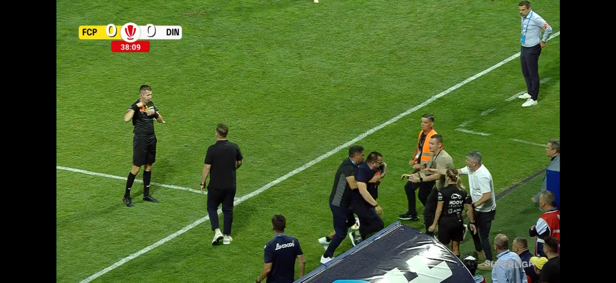 Gesturi huliganice la Ploiești » Oficialul Petrolului a vrut să sară la bătaie cu Andrei Chivulete și-a fost luat pe sus de oamenii din club