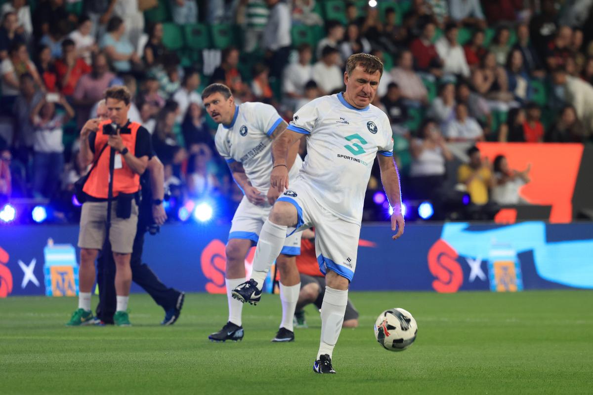 Gică Hagi, la Legends Charity Game