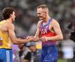 Armand Duplantis și Sam Kendricks - finala la săritura cu prăjina, Campionatele Mondiale 2025 Foto: Guliver/GettyImages
