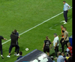 Directorul sportiv al Petrolului, Paul Pintilie, comportament de ultras. Foto: captură