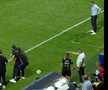 Directorul sportiv al Petrolului, Paul Pintilie, comportament de ultras. Foto: captură