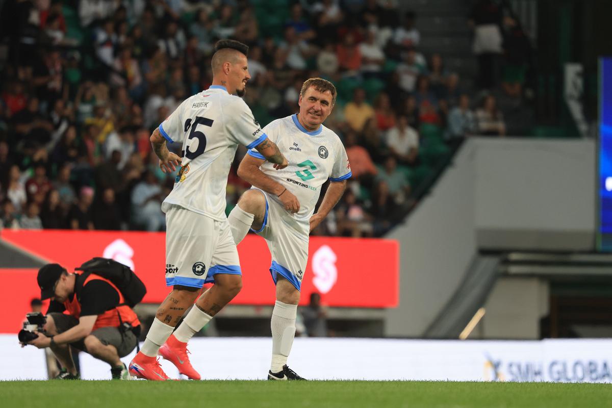 Gică Hagi, la Legends Charity Game