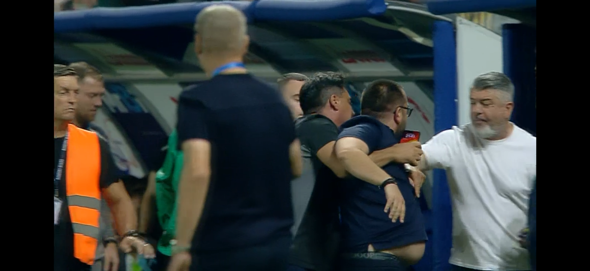 Gesturi huliganice la Ploiești » Oficialul Petrolului a vrut să sară la bătaie cu Andrei Chivulete și-a fost luat pe sus de oamenii din club