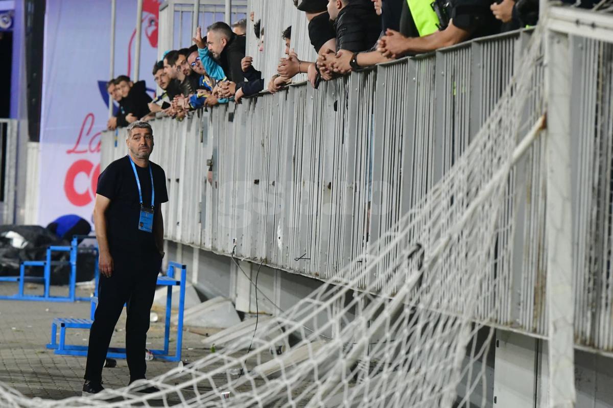 Imagini incredibile la finalul meciului Petrolul - Dinamo