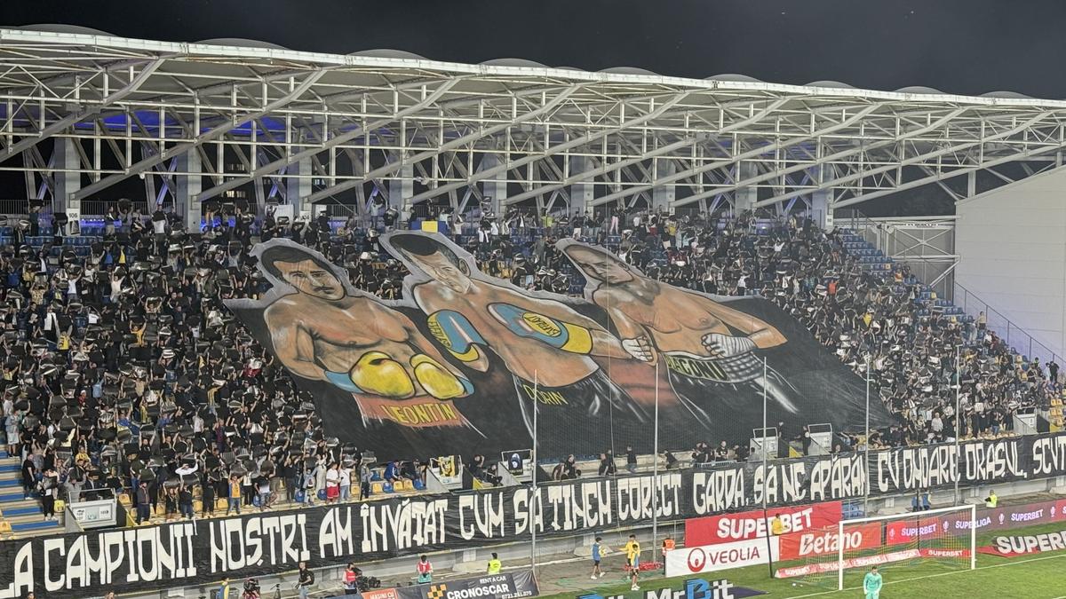 Atmosfera la Petrolul - Dinamo