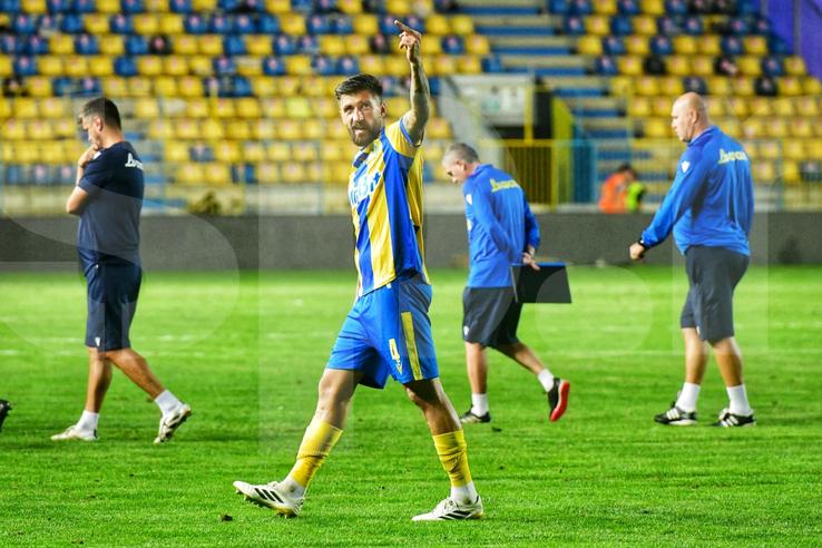 Paul Papp la finalul meciului Petrolul - Dinamo / FOTO: Cristi Preda (GSP.ro)