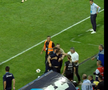 Directorul sportiv al Petrolului, Paul Pintilie, comportament de ultras. Foto: captură
