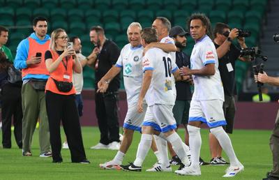Îl mai recunoști? Fostul campion mondial și european l-a elogiat pe Gică Hagi la Legends Charity Game: „Un fotbalist unic!”