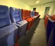 Scaunele de la vechea oficială din Ghencea au ajuns pe stadionul din Clinceni. Foto: GSP.RO