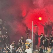 Scenografii spectaculoase la meciul Petrolul - Dinamo, din Superligă. Foto: Andrei Crăițoiu (GSP.RO)