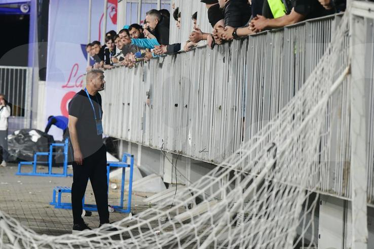 Imagini incredibile la finalul meciului Petrolul - Dinamo / FOTO: Cristi Preda (GSP.ro)