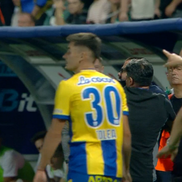 Directorul sportiv al Petrolului, Paul Pintilie, comportament de ultras. Foto: captură