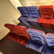 Scaunele de la vechea oficială din Ghencea au ajuns pe stadionul din Clinceni. Foto: GSP.RO