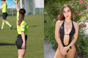 Arbitra a pozat în bikini: „Să intervină VAR!”, apoi s-a revoltat: „Corpul meu nu e o invitație”