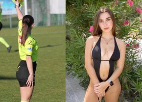 Arbitra a pozat în bikini: „Să intervină VAR!”, apoi s-a revoltat: „Corpul meu nu e o invitație”