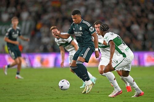 Kylian Mbappe, în Elche - Real Madrid / foto Getty Images