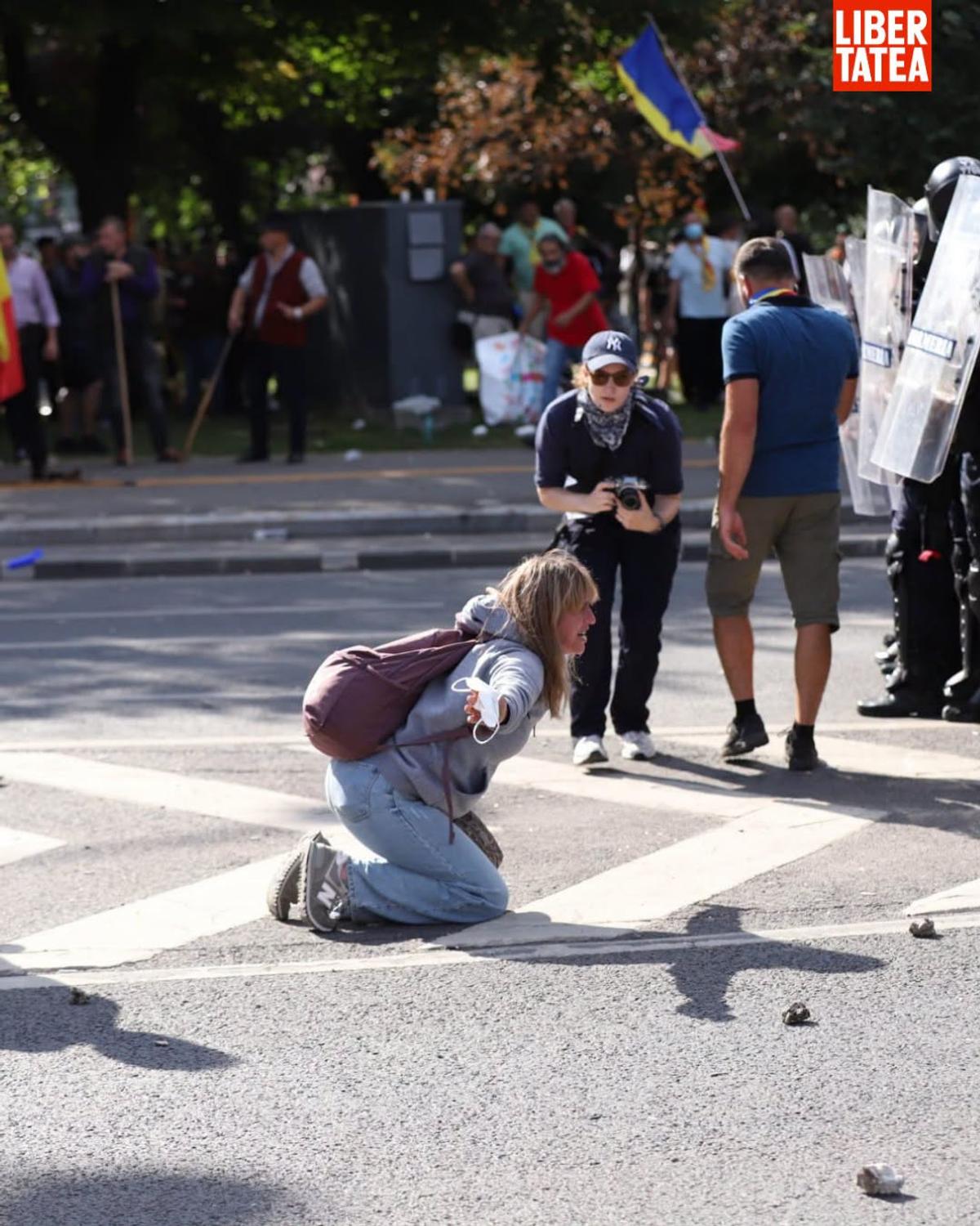 Ciprian Paraschiv, în mijlocul protestelor violente din București