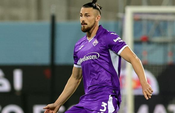 Radu Drăgușin, printre remarcați în victoria clară obținută de Fiorentina în Cupa Italiei! Contribuție la un gol, apoi schimbat la pauză