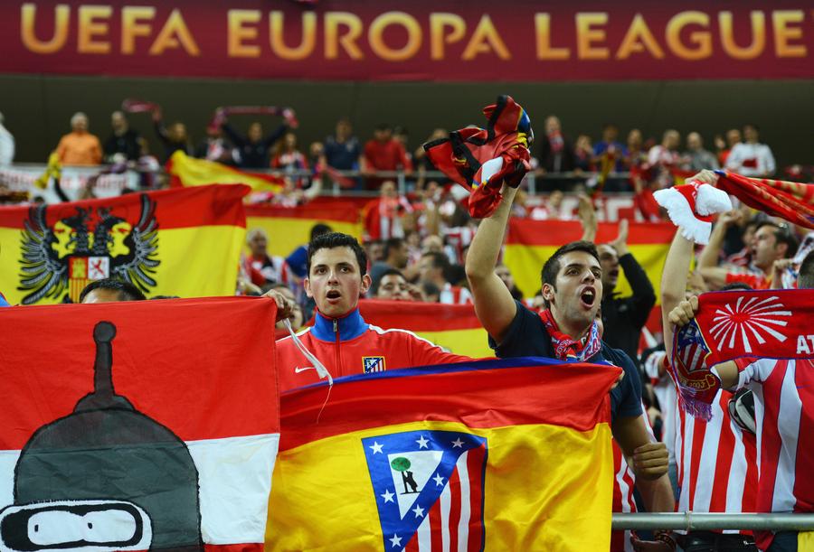 Fanii lui Atletico Madrid pe National Arena, foto: Guliver/gettyimages Finala EL 2028 și campania noastră electorală