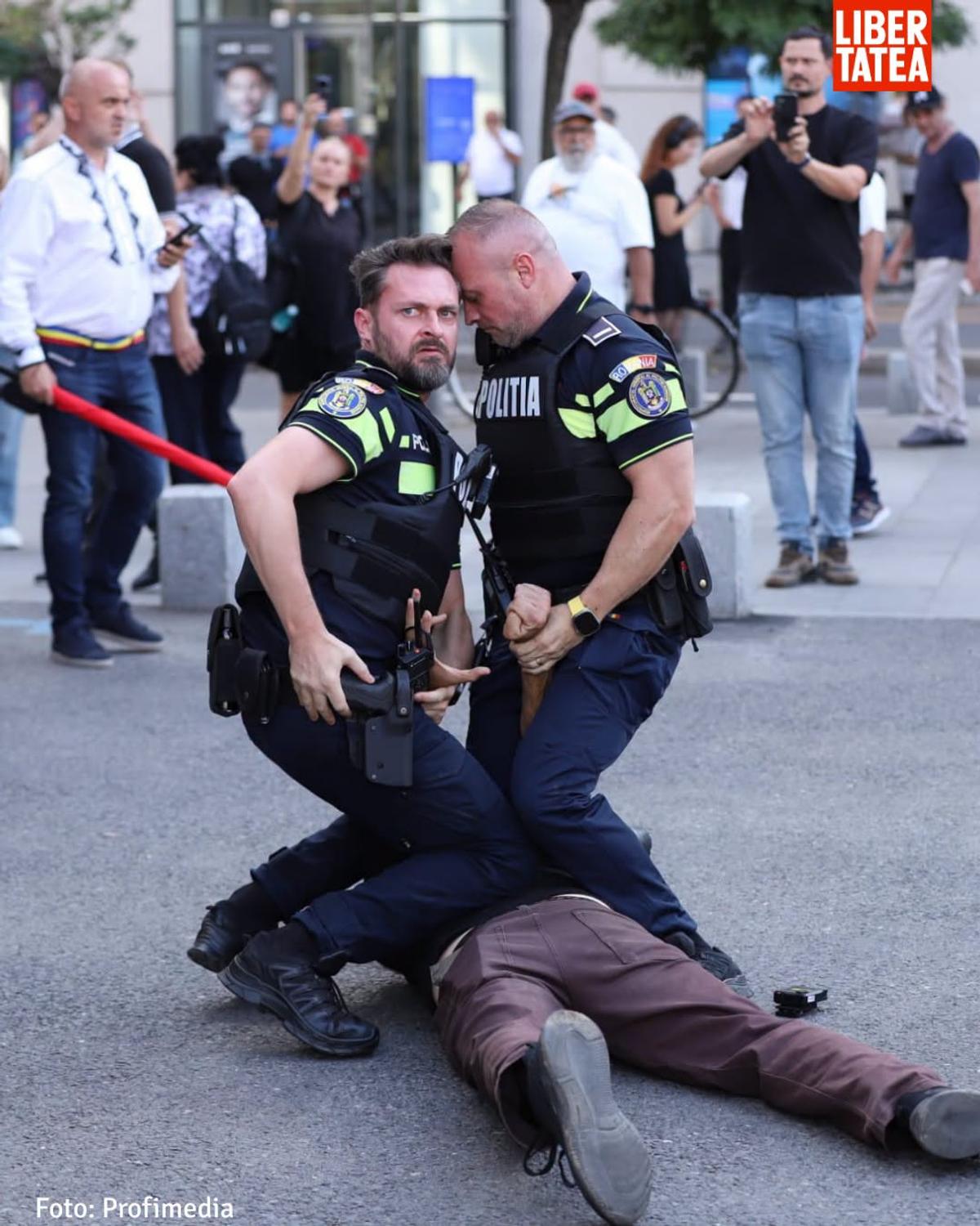 Ciprian Paraschiv, în mijlocul protestelor violente din București