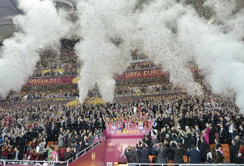 Atletico Madrid a câștigat clar precedenta finală Europa League jucată la București, în 2012