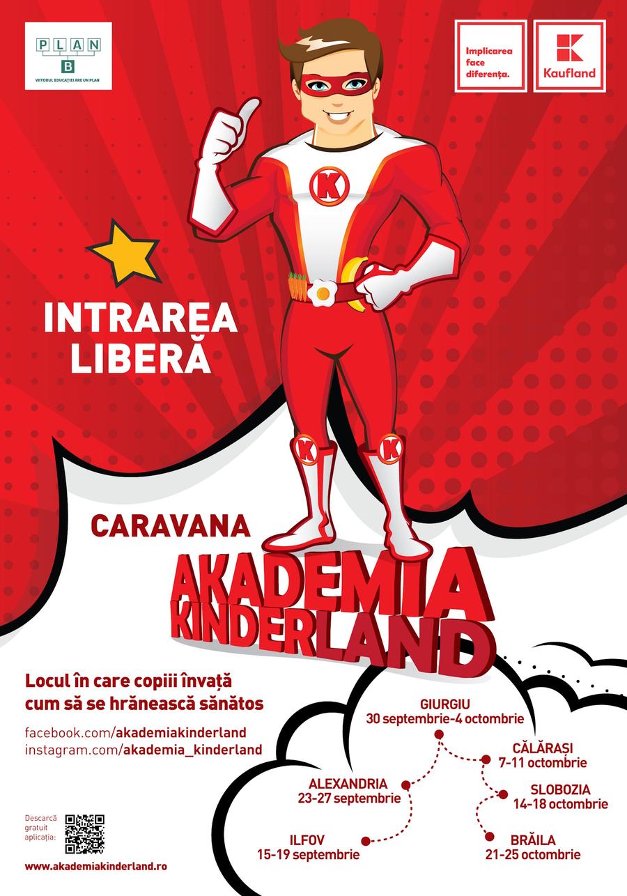 Caravana Akademia Kinderland pornește alături de Carmen Brumă, într-o nouă călătorie pentru sănătatea copiilor