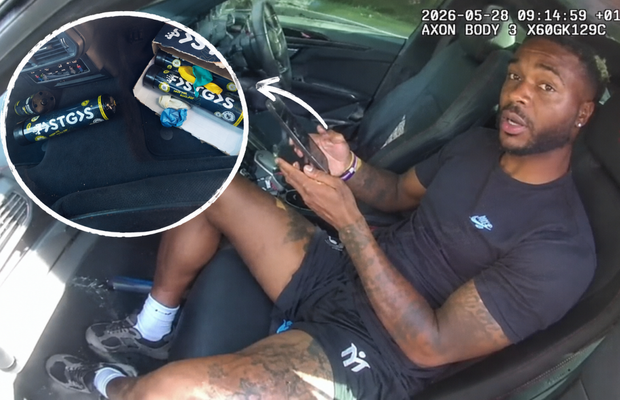 Au apărut imaginile » Fostul superstar din Premier League, prins cu gaz ilariant și un balon dezumflat în Lamborghini: arestat pe loc!