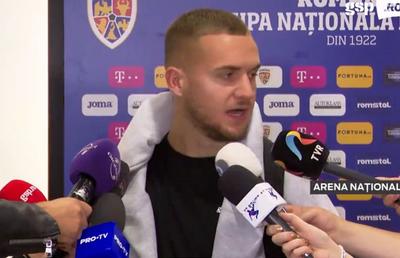 ROMÂNIA - NORVEGIA 1-1 // VIDEO George Pușcaș, schimb tensionat de replici cu jurnaliștii: „Pot să plec?”
