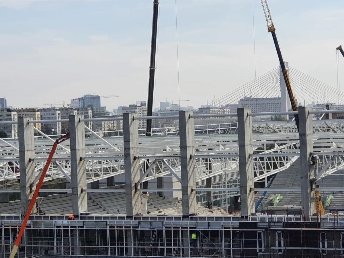 FOTO + VIDEO Entuziasm în Giulești » Rapid Arena prinde contur! Ultimele imagini de la stadion
