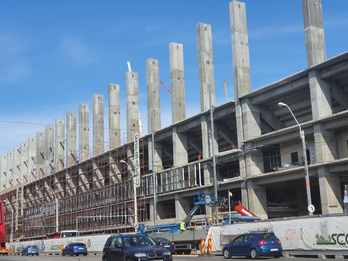 FOTO + VIDEO Entuziasm în Giulești » Rapid Arena prinde contur! Ultimele imagini de la stadion
