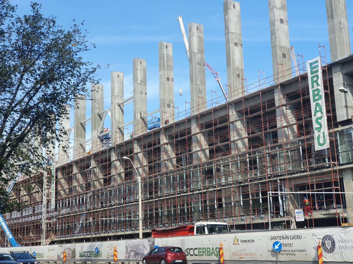 FOTO + VIDEO Entuziasm în Giulești » Rapid Arena prinde contur! Ultimele imagini de la stadion