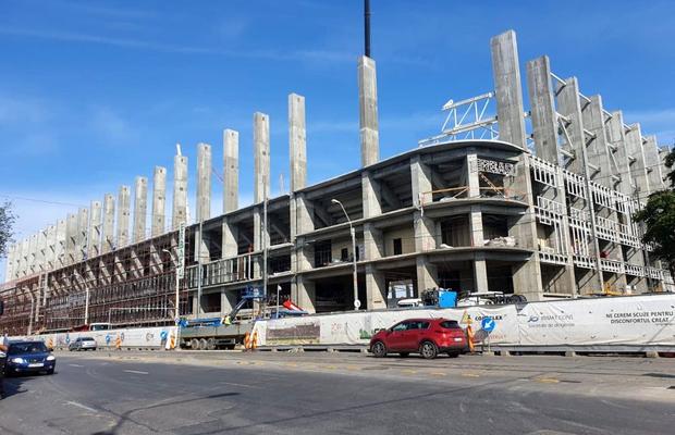 FOTO + VIDEO Entuziasm în Giulești » Rapid Arena prinde contur! Ultimele imagini de la stadion