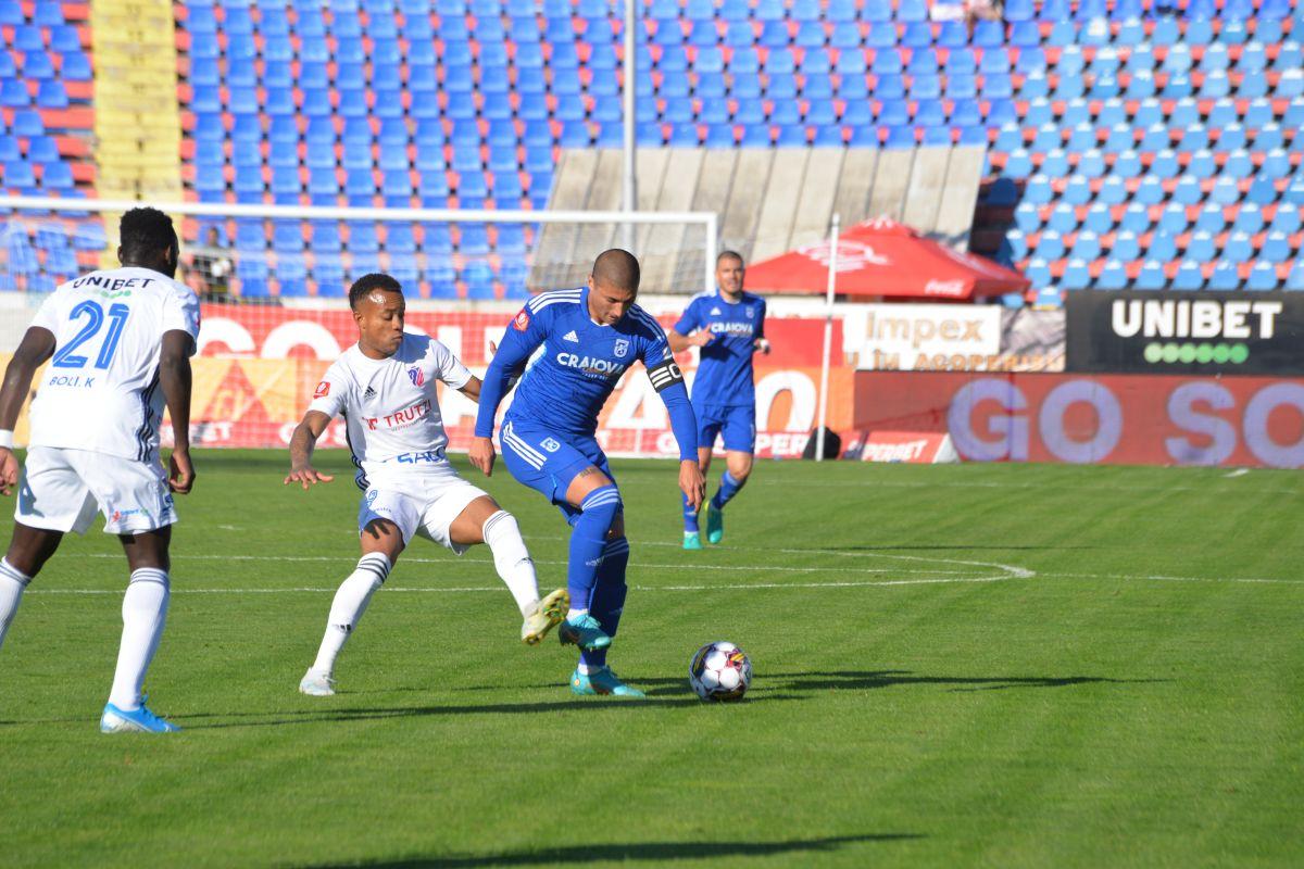 FC Botoșani - FCU Craiova, decis în prelungiri! Noul clasament din Liga 1