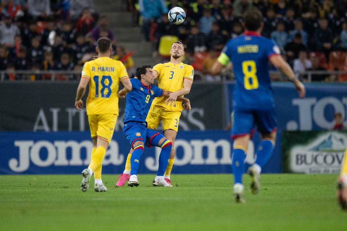 Cine a fost MVP în România - Andorra » 4 „tricolori”, sub media echipei