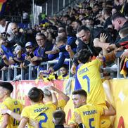 Ianis Stoica, explozie de bucurie după golul marcat în România U21 - Elveția U21. Foto: Ionuț Iordache GSP