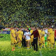 Bucuria „tricolorilor” după calificarea la EURO 2025 / Foto: Ionuț Iordache GSP