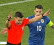 Penalty pentru Lituania în meciul cu România / FOTO: Capturi @Antena 1