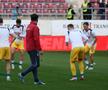 Jucătorii României U21 au ieșit la încălzire / Foto: Ionuț Iordache GSP