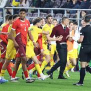 Criza lui Daniel Pancu la meciul României U21 cu Elveția U21, foto: Ionuț Iordache (GSP)