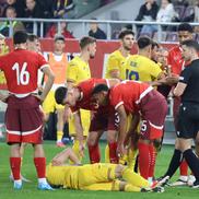 Criza lui Daniel Pancu la meciul României U21 cu Elveția U21, foto: Ionuț Iordache (GSP)