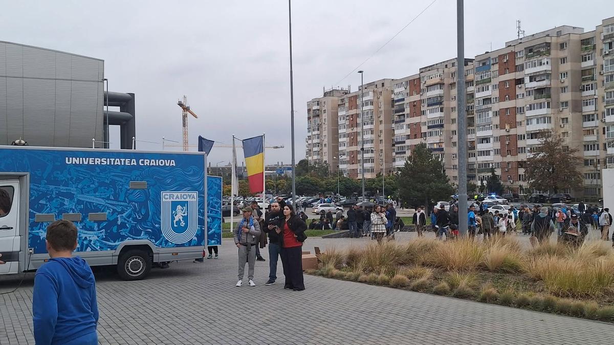 Universitatea Craiova - Getafe, imagini înainte de meci