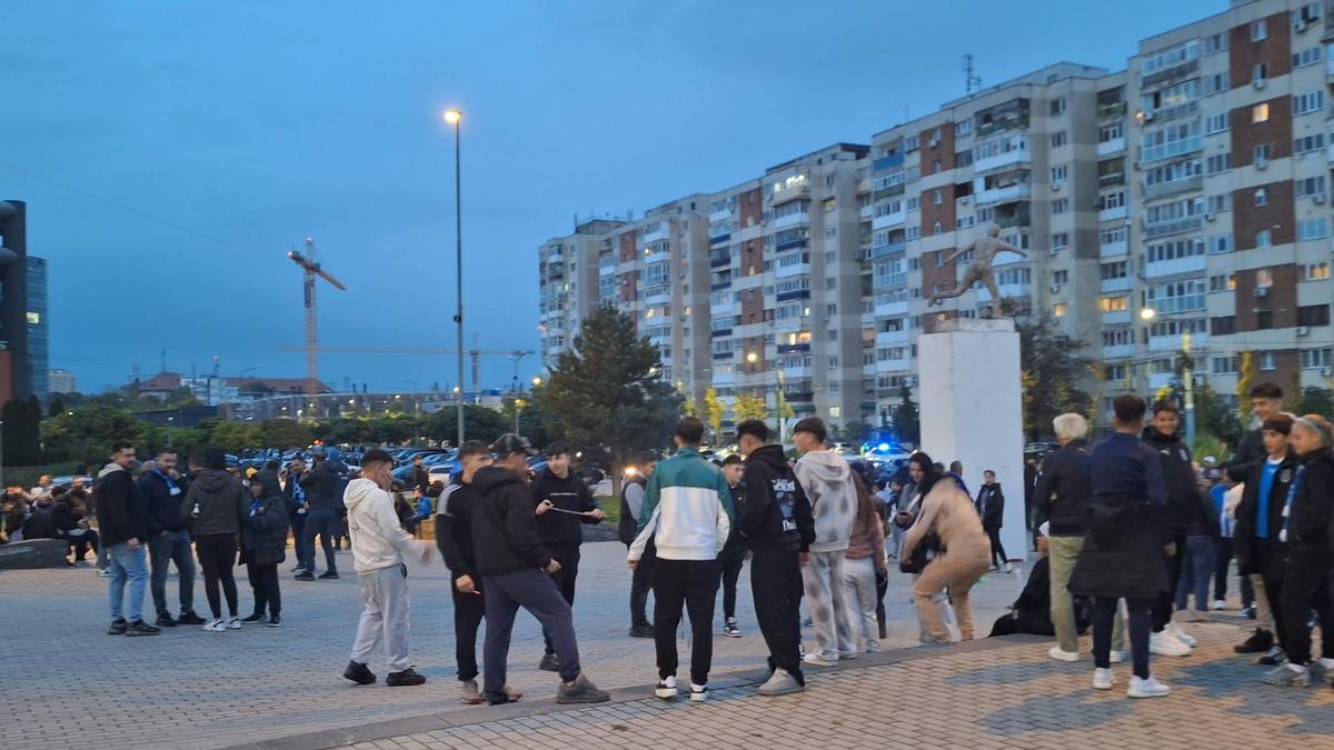 Universitatea Craiova - Getafe, imagini înainte de meci