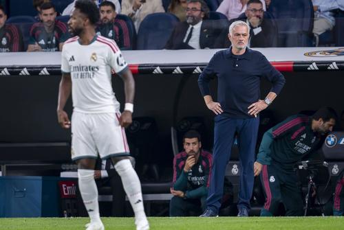 Jose Mourinho și Vinicius jr n-au fost pe aceeași lungime de undă la Roma / Foto: Imago