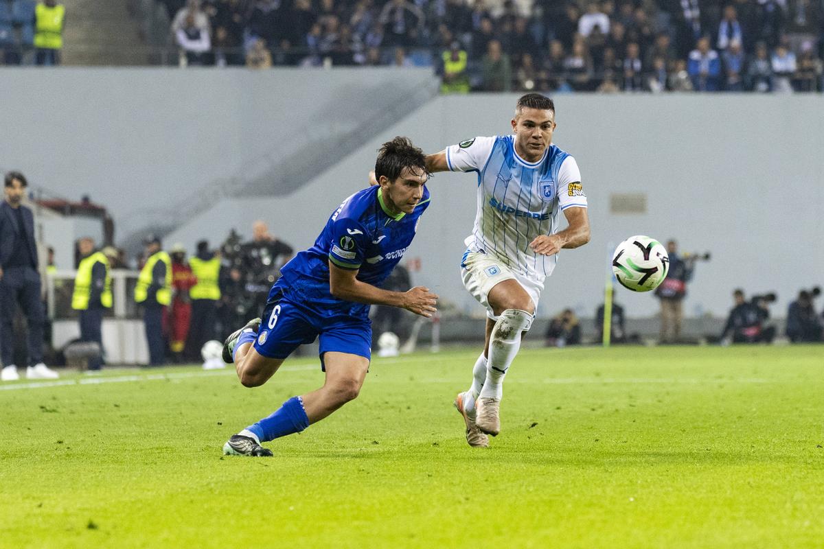 Note GSP de la 5 la 8 în Universitatea Craiova - Getafe 1-1