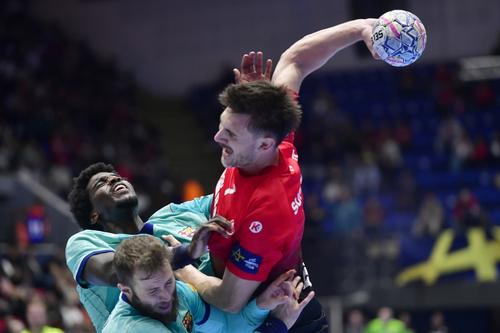 Dinamo - Barcelona, în Liga Campionilor la handbal masculin // FOTO: Cristi Preda (GSP)