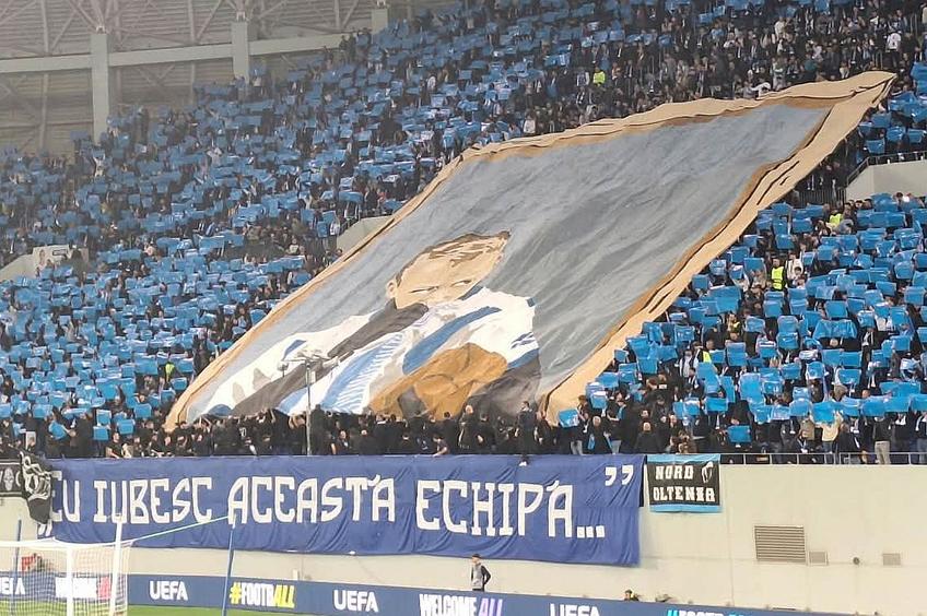Scenografia care-l înfățișează pe Gică Craioveanu
