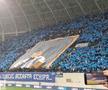 Fanii Craiovei, scenografie cu Gică Craioveanu la meciul cu Getafe