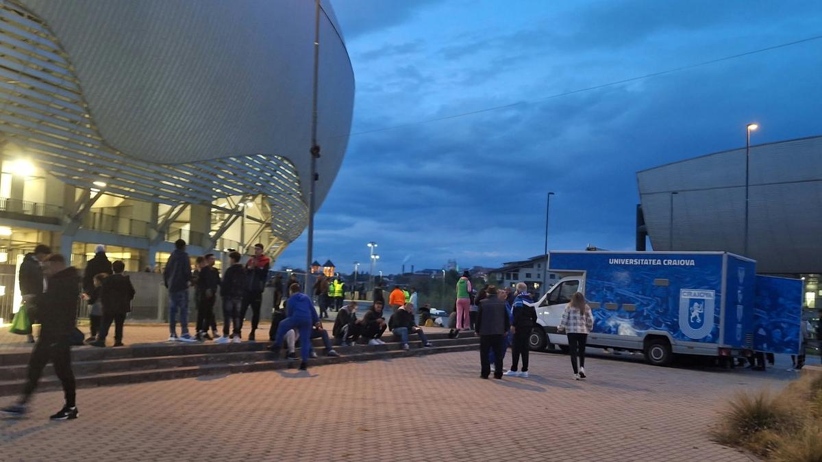 Universitatea Craiova - Getafe, imagini înainte de meci